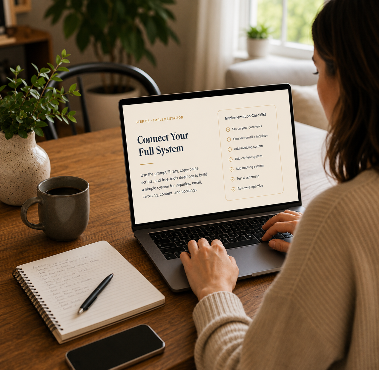 Chapter 7 connect your full system implementation checklist